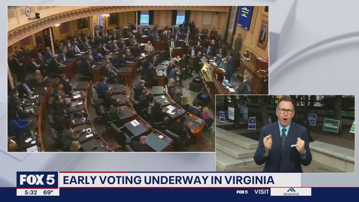 Early voting in Virginia is nearly halfway over